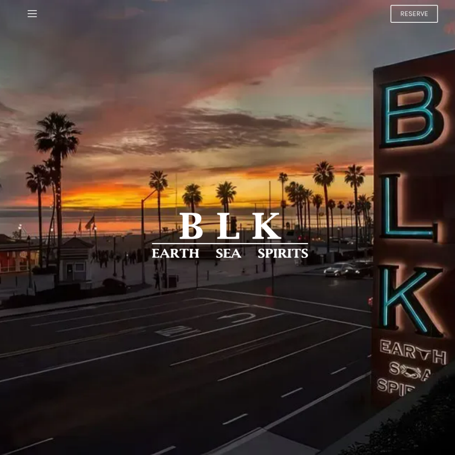 Screenshot of the BLK Earth Sea Spirits website