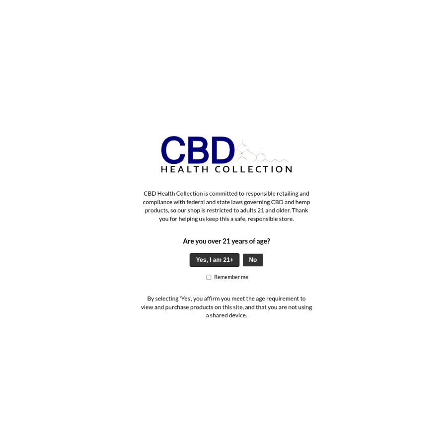 Screenshot of the CBD Oil website
