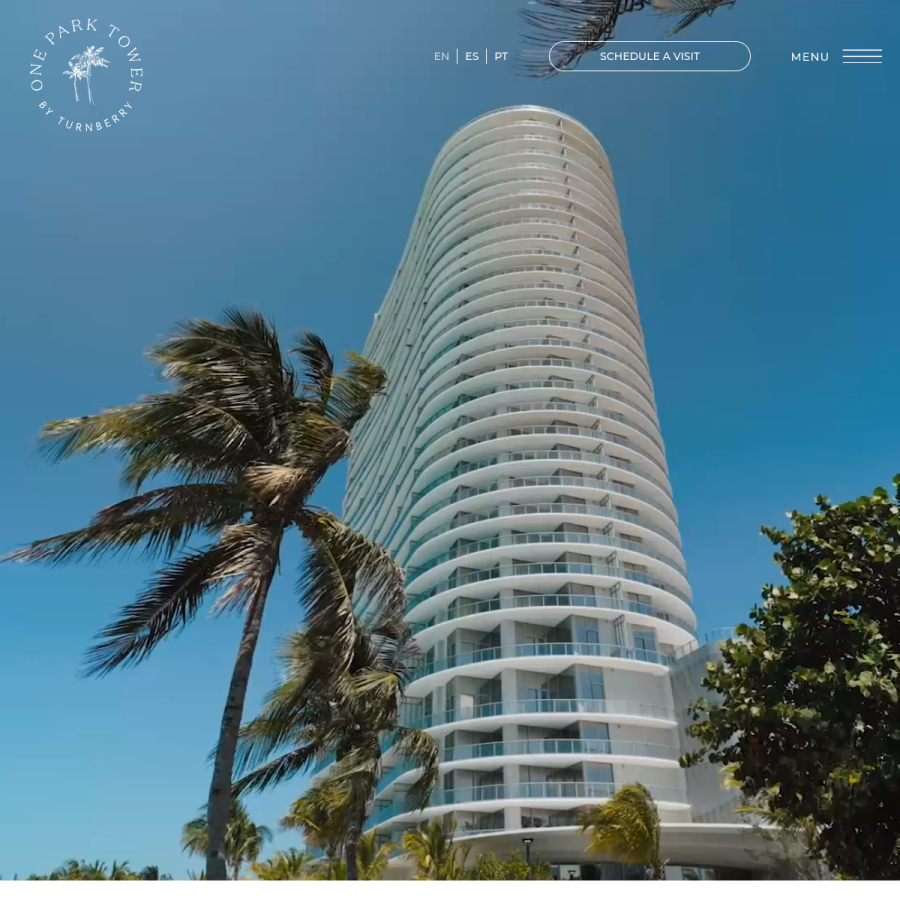 Screenshot of the One Park Tower by Turnberry website