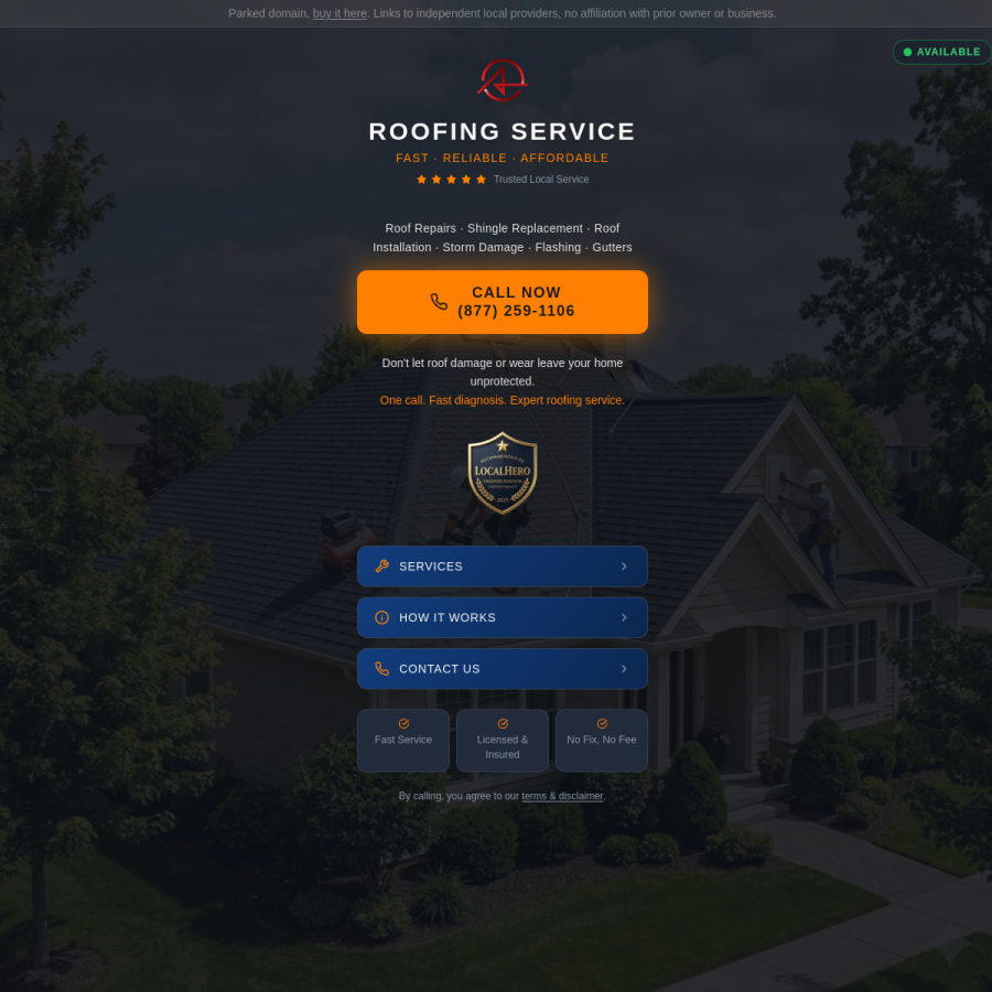Screenshot of the Dodge Foam & Contractors website
