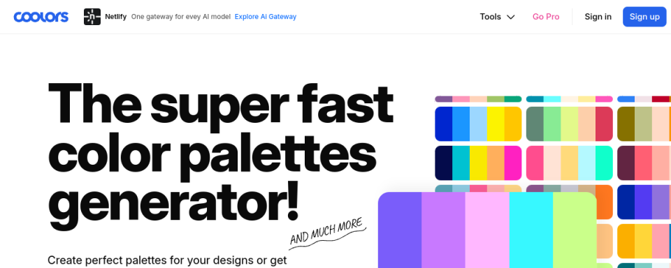 Preview of Coolors