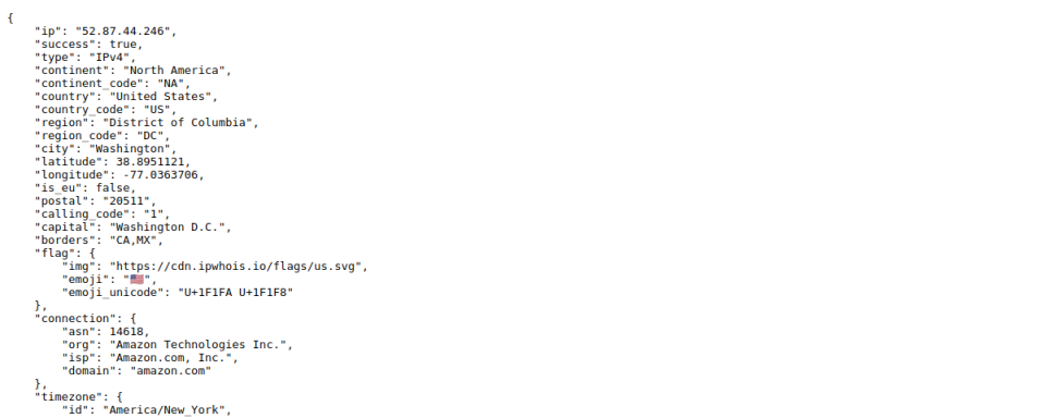 Preview of ipwho.is