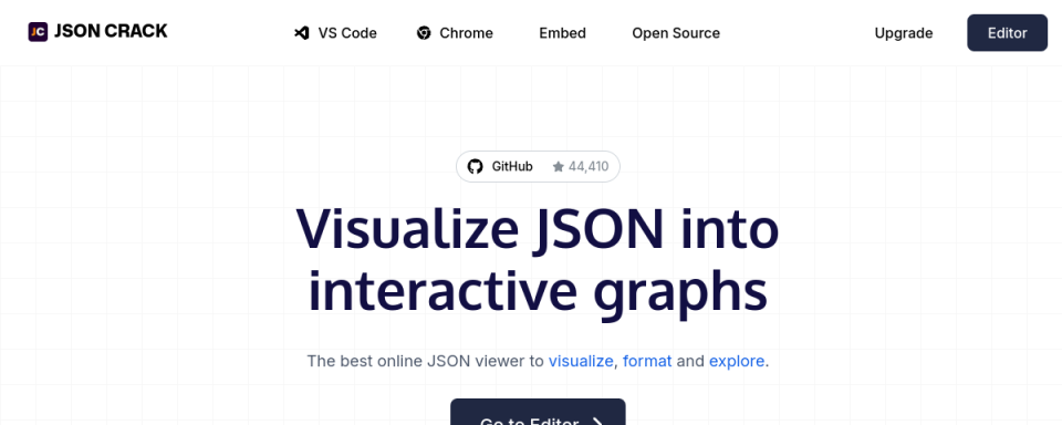 Preview of JSON Crack