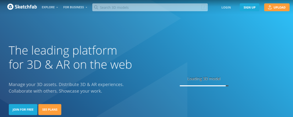 Preview of Sketchfab