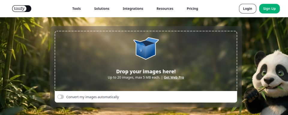 Preview of TinyPNG