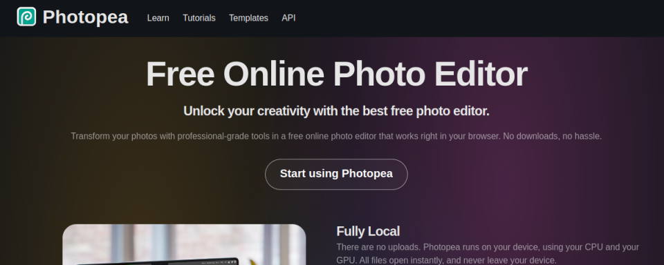Preview of Photopea