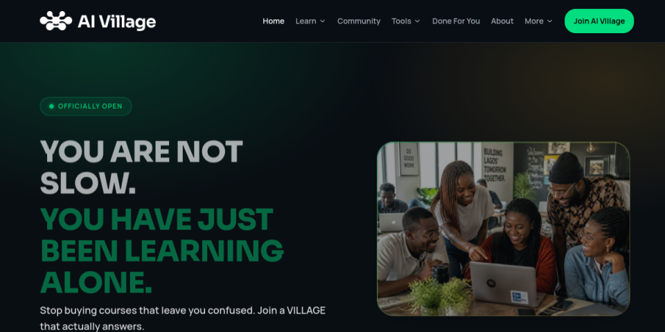AI Village website preview