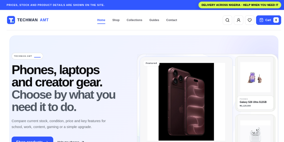 ProTech website preview