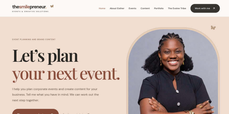Smilepreneur Solutions website preview