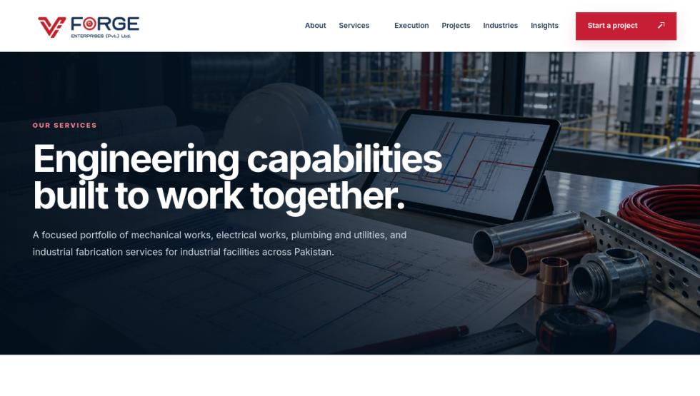 V Forge services architecture